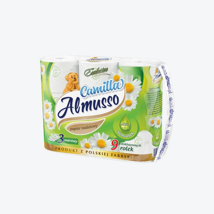 Almusso Camilla Toaletní papír 3 vrstvý 9 rolí