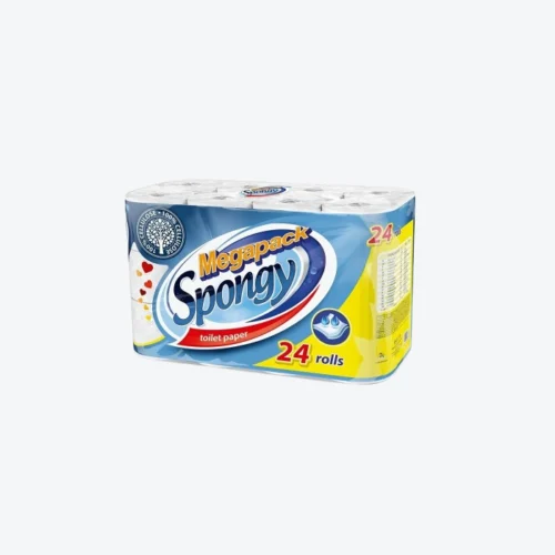 Spongy Toaletní papír 2 vrstvý 24 rolí