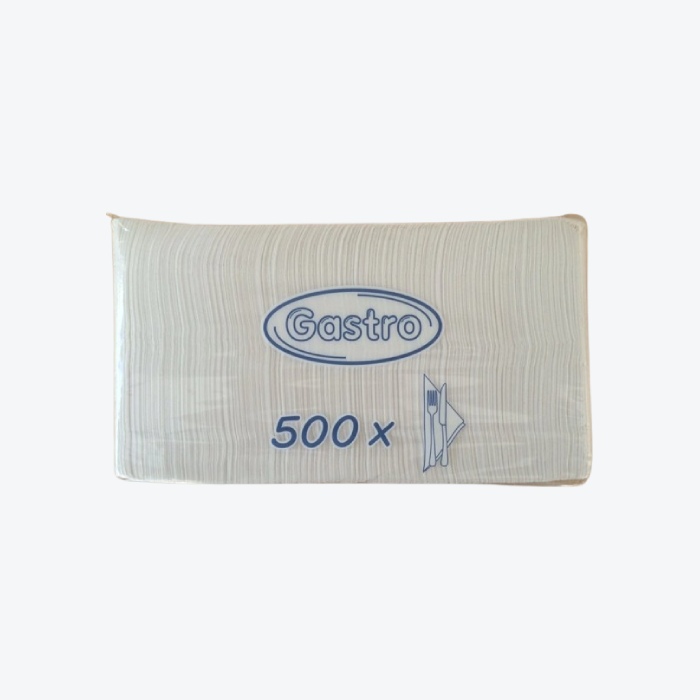 Ubrousky 1 vrstvé rozměr 33x33 cm 500 ks